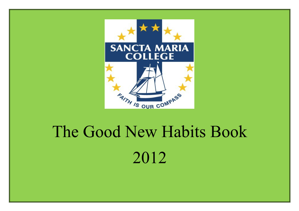 The Good New Habits Book