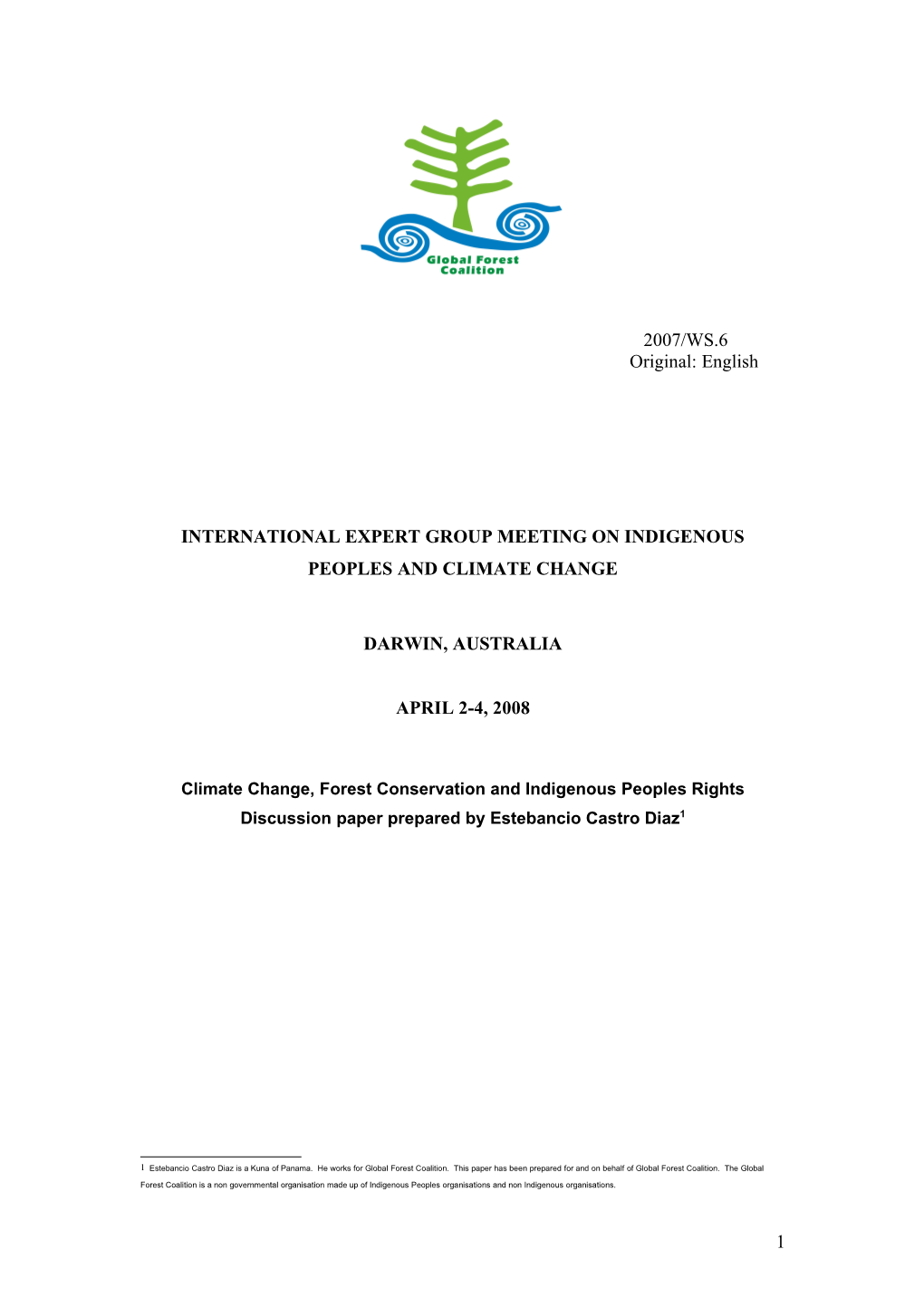 Indigenous Peoples and Climate Change