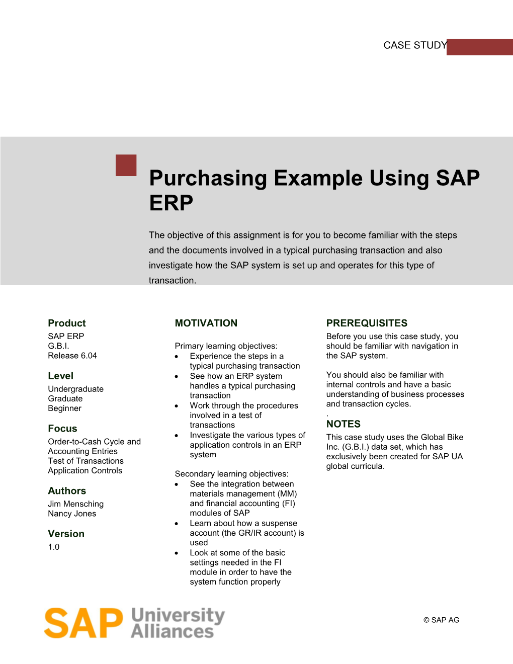 Experience the Steps in a Typical Purchasing Transaction