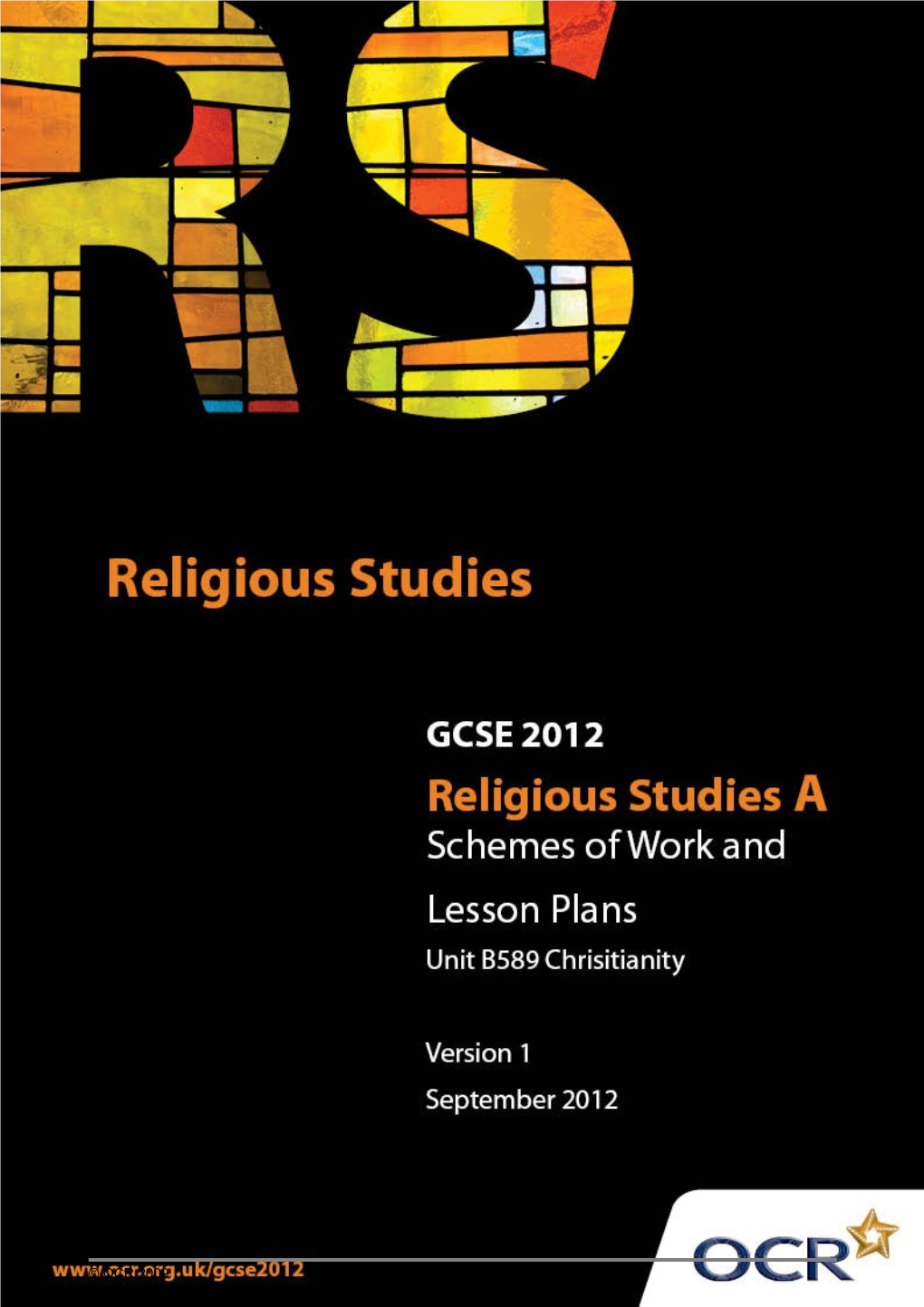 Sample Schemes of Work: Unit B589: Perspectives on World Religions (Christianity)