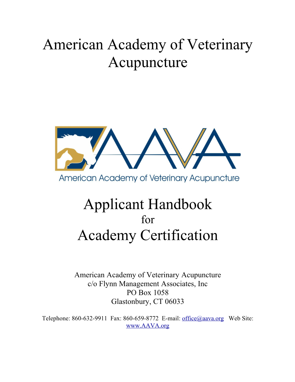 American Academy of Veterinary Acupuncture