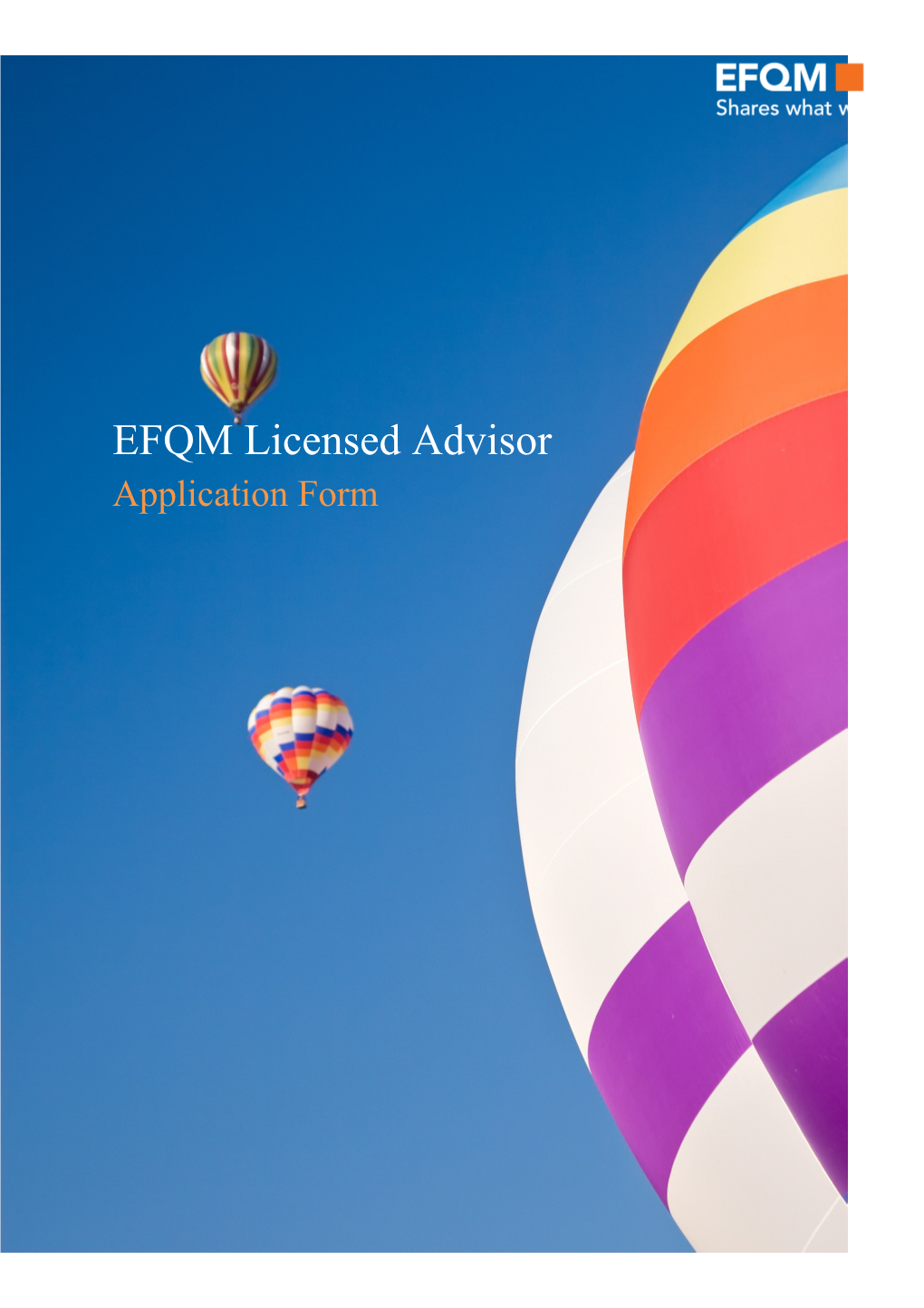 What Is an EFQM Licensed Advisor?