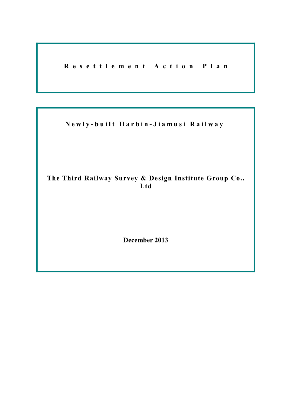 The Third Railway Survey & Design Institute Group Co., Ltd