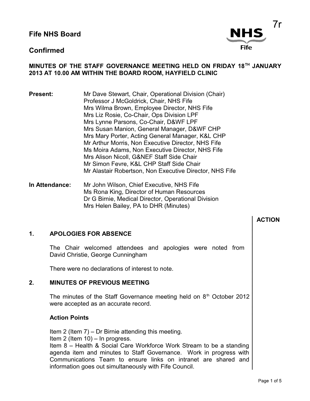 Minutes of a Meeting of the Redesign Board Held on Thursday, 22 Nd December, 2005 at 4