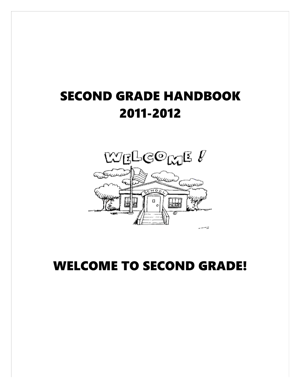 Second Grade Handbook