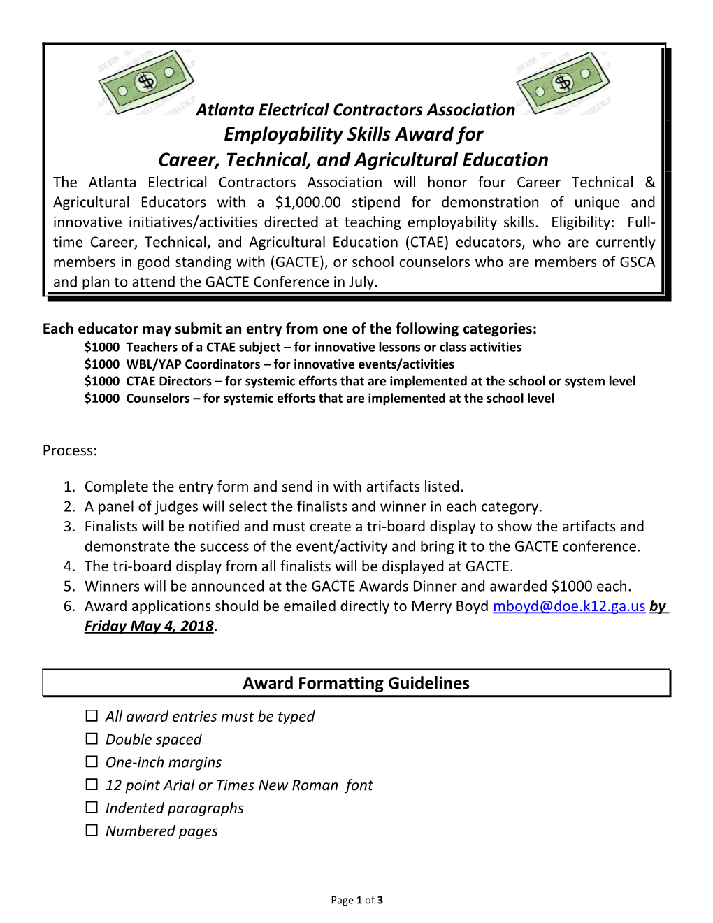 Employability Skills Award For