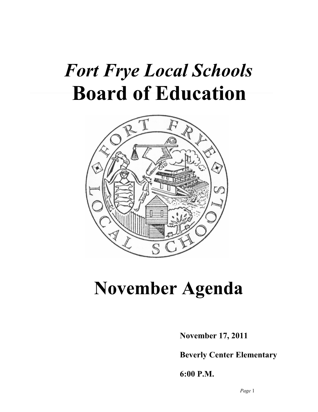 Fort Frye Local Schools