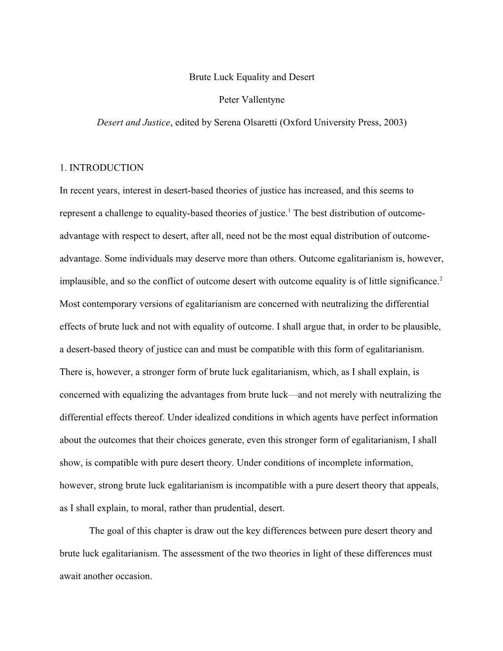 Desert and Equality Paper