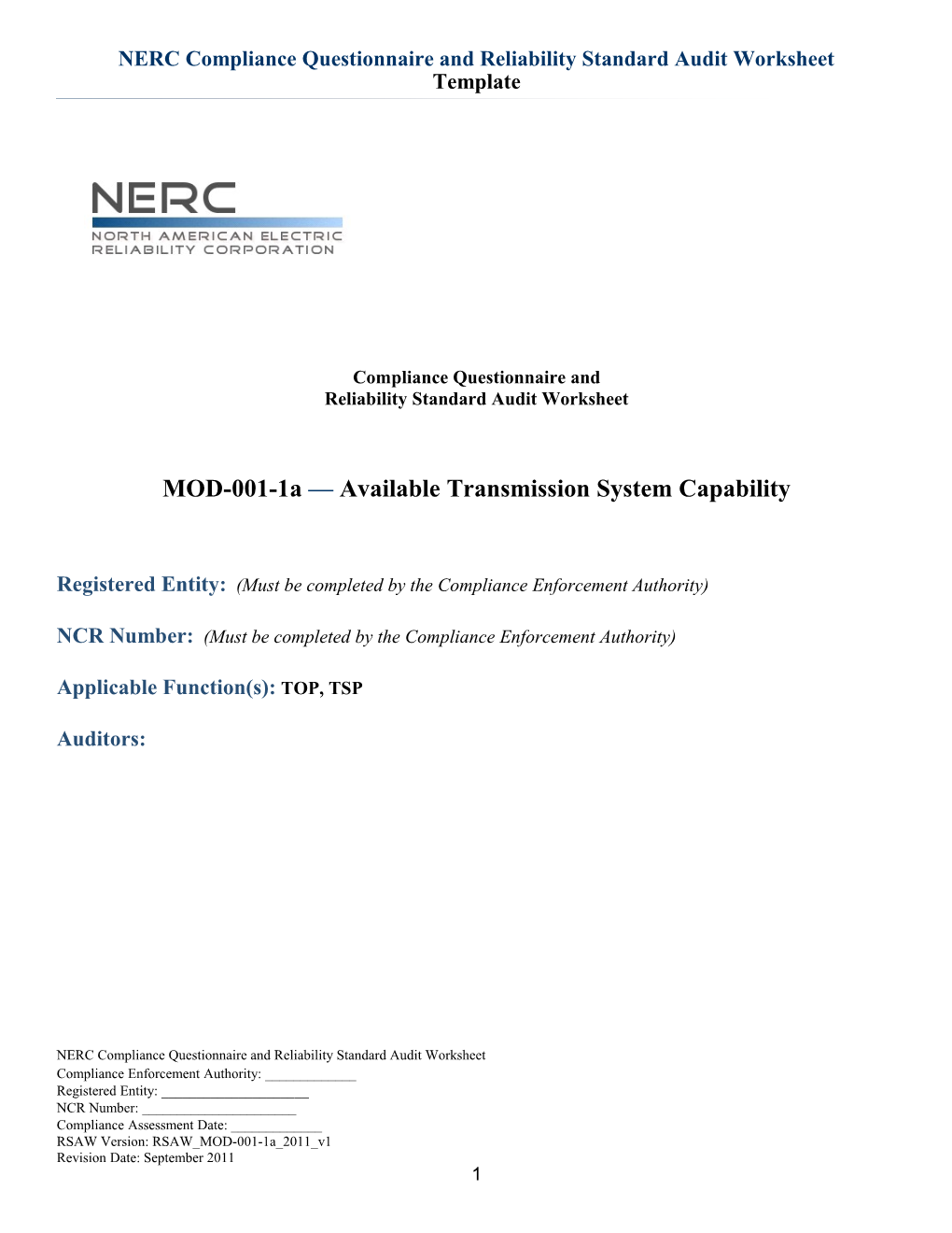 Available Transmission System Capability
