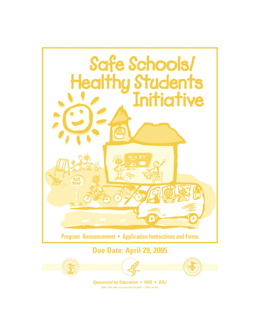 Safe Schools/Healthy Students Application (MS Word)