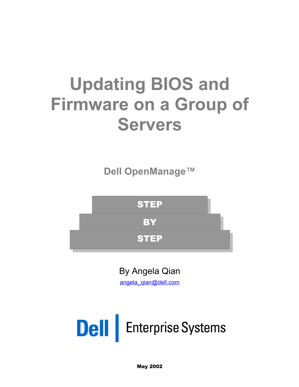 Updating BIOS and Firmware on a Group of Servers