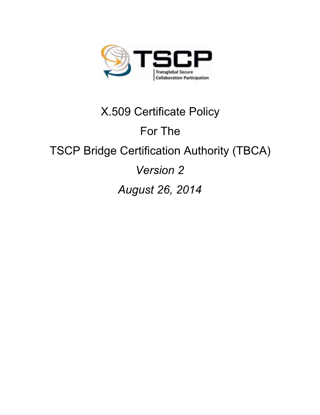 TSCP Bridge Certification Authority (TBCA)