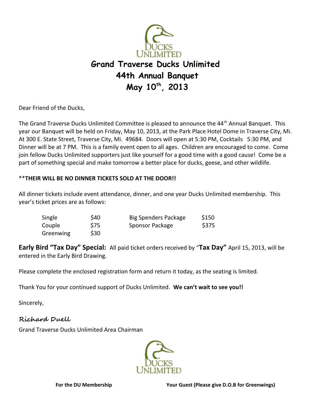 Grand Traverse Ducks Unlimited