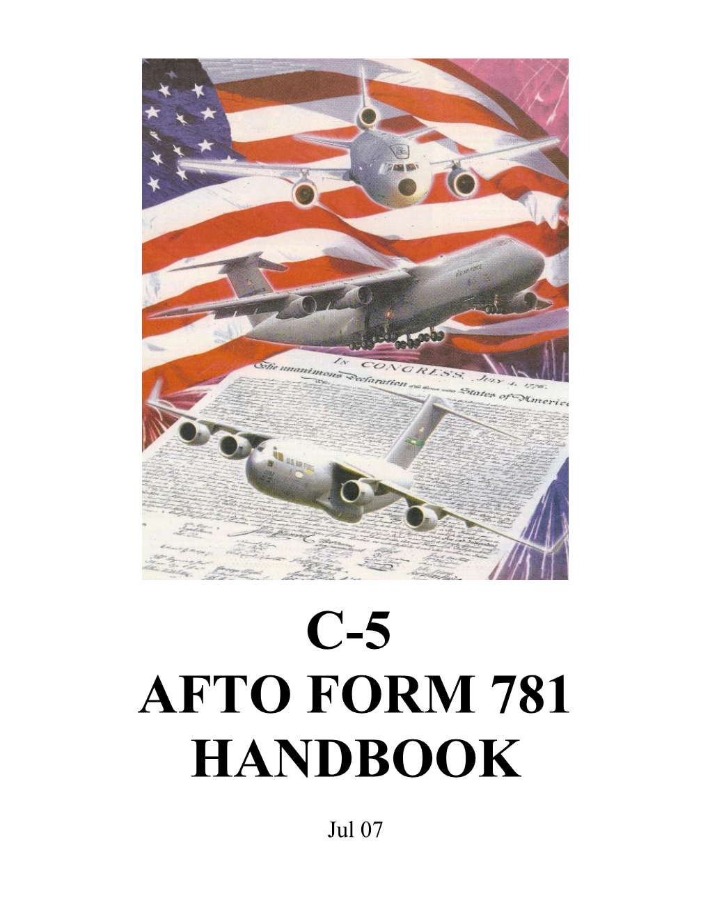 Completing the AFTO 781