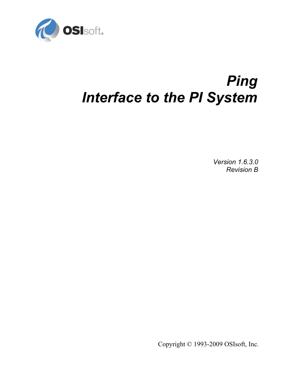 Ping Interface to the PI System