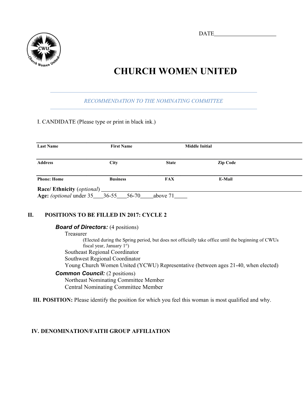 Church Women United