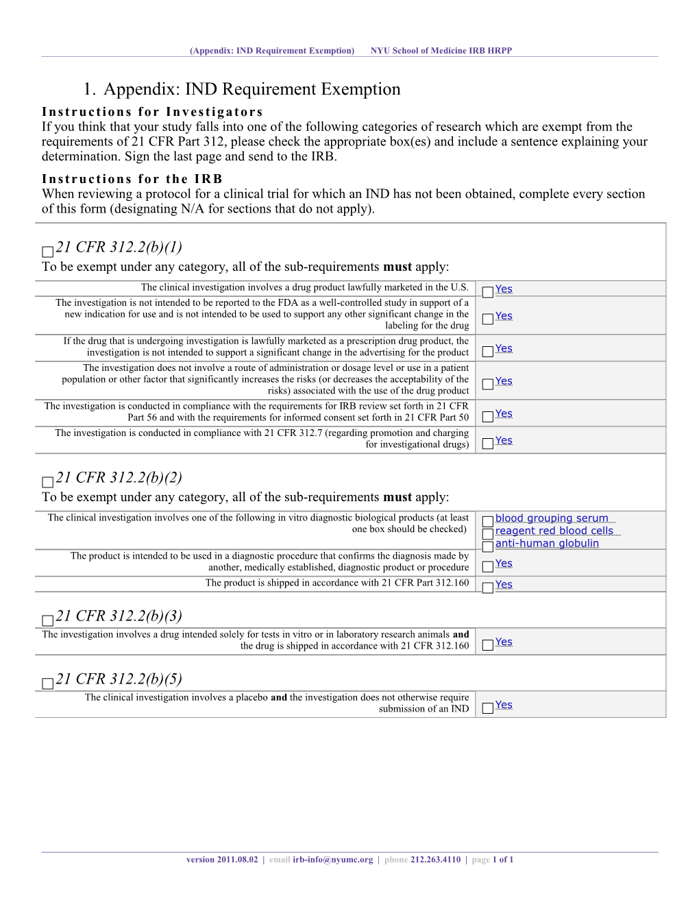 Appendix: GCRC-Specific Information