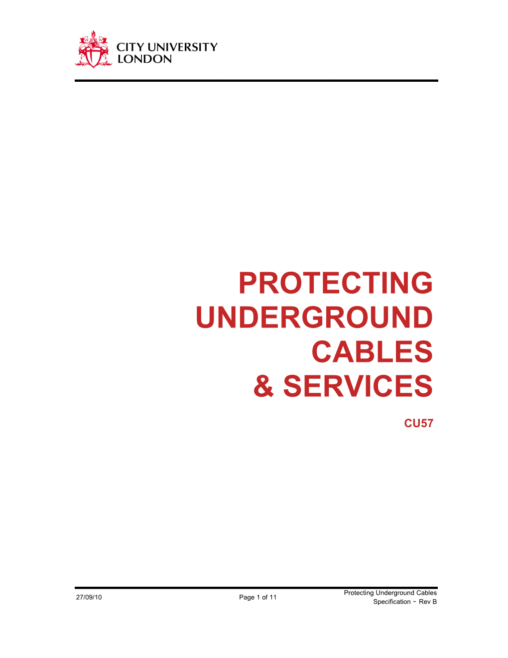 Protecting Underground Cables