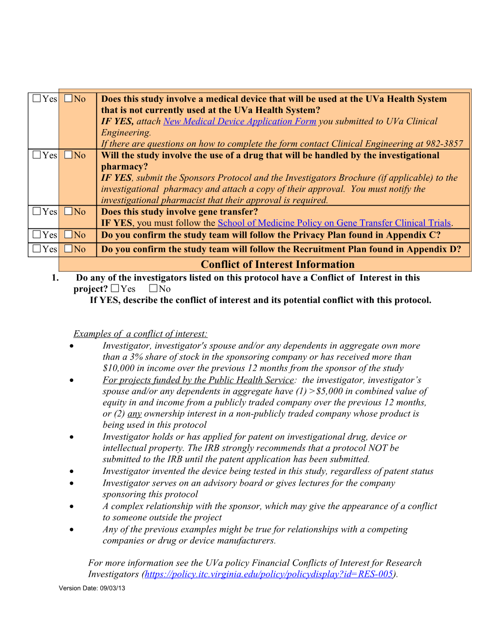 IRB-HSR/ Fred Hutchinson CIRB Protocol Information & Application Form