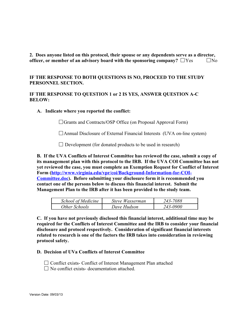 IRB-HSR/ Fred Hutchinson CIRB Protocol Information & Application Form