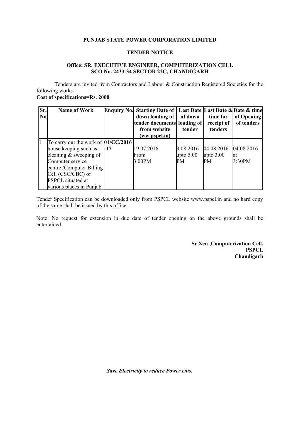 Punjab Statepower Corporation Limited