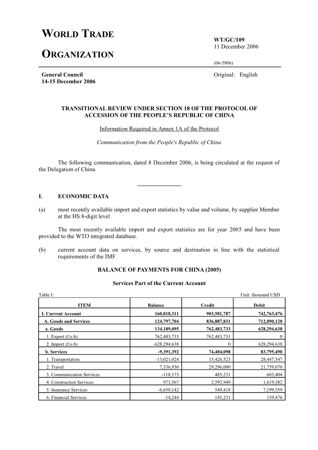 Transitional Review Under Section 18 of the Protocol Of