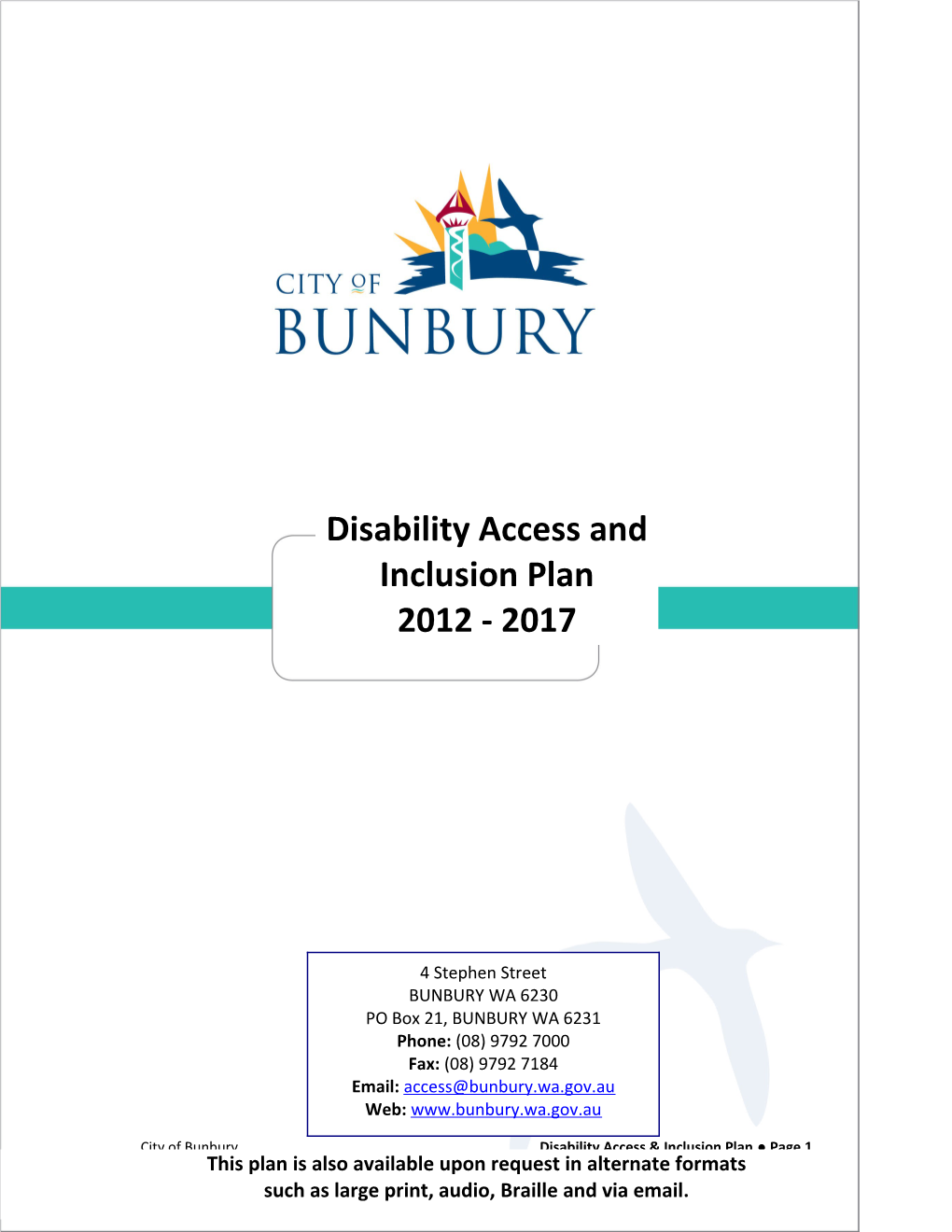 Model Disability Access and Inclusion Plans