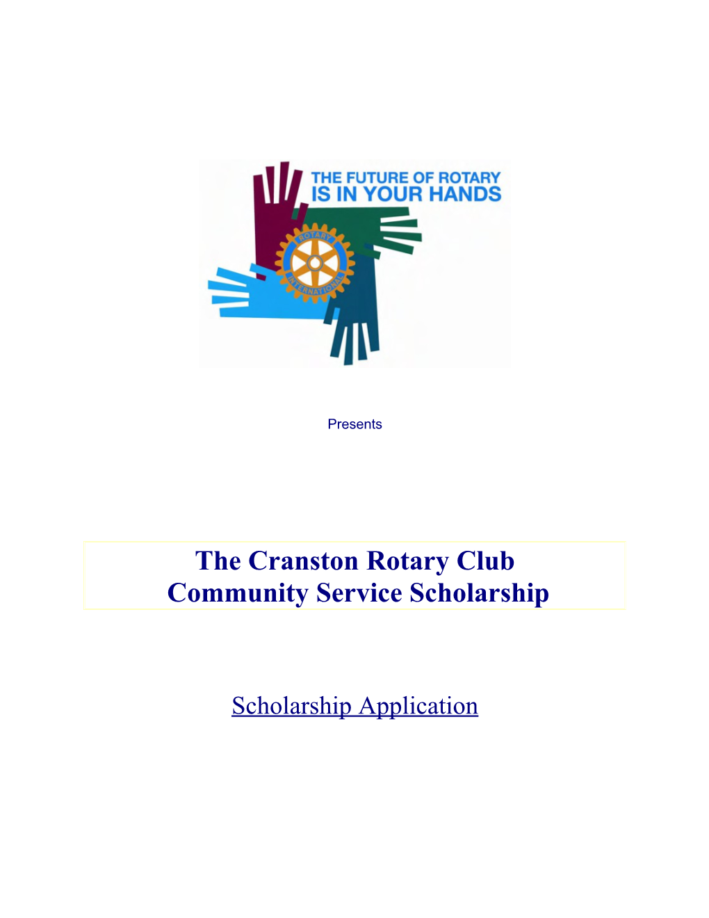 The Cranston Rotary Club