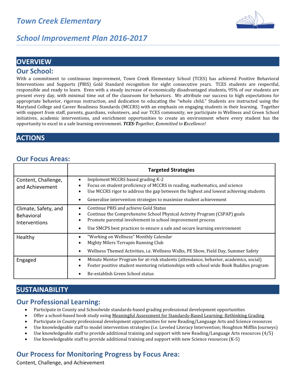 School Improvement Plan2016-2017