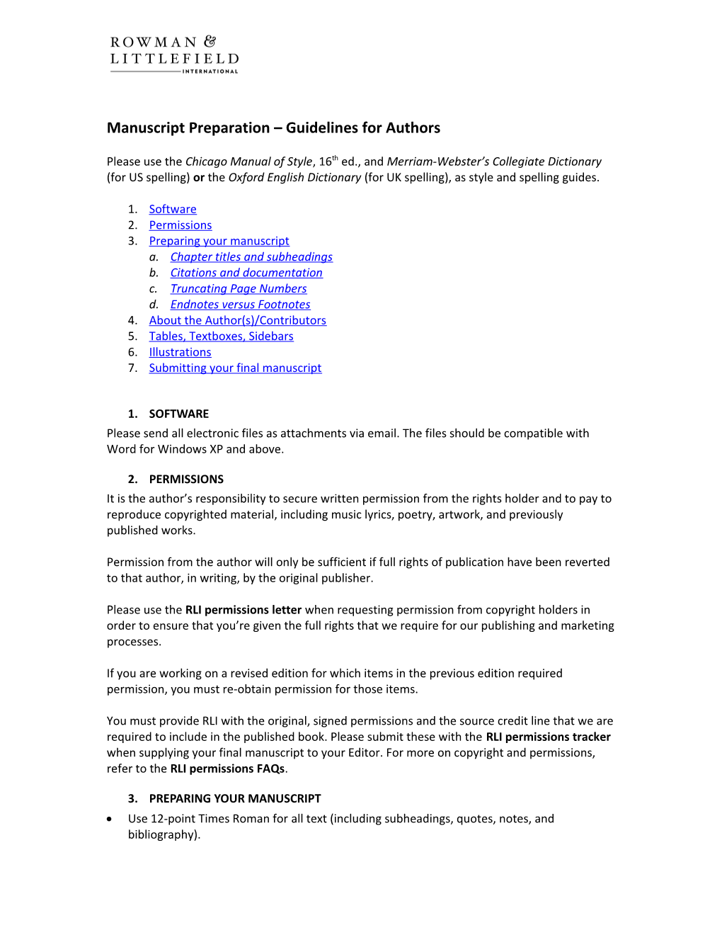 RLI Manuscript Preparation Guidelines
