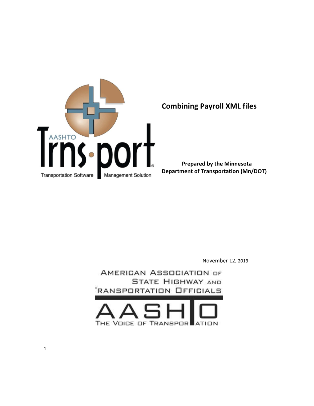 AASHTO Trns Port Payroll XML