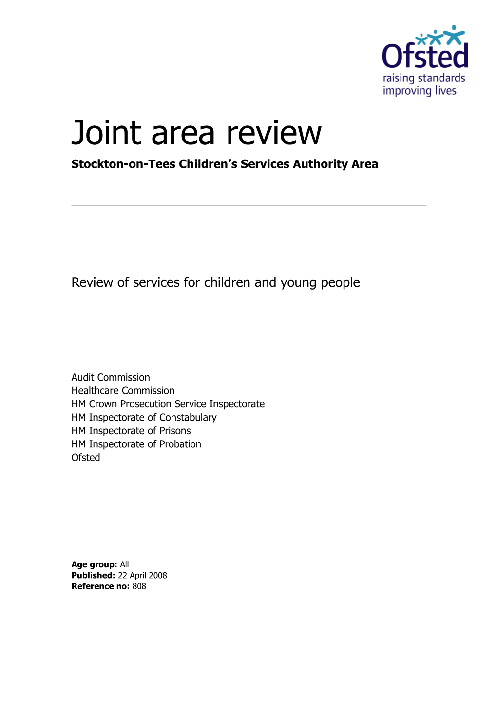 Review of Services for Children and Young People