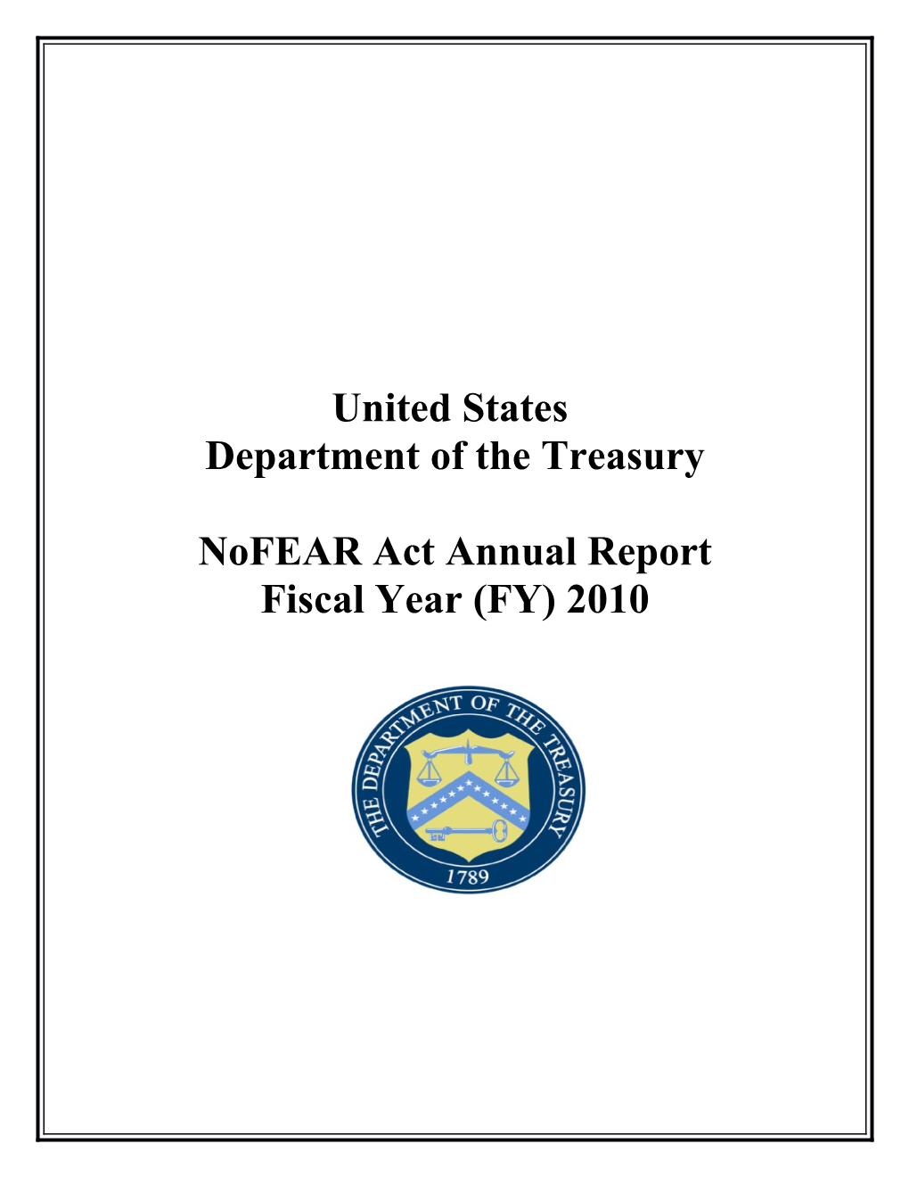 United States Department of the Treasury