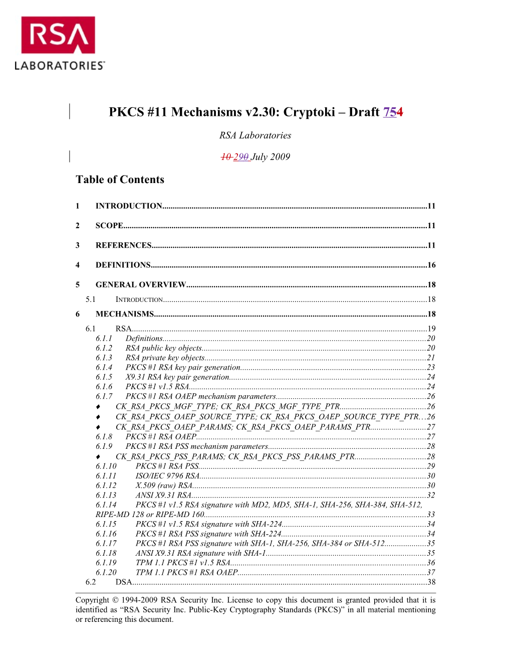 PKCS #11 V2.20: Cryptographic Token Interface Standard