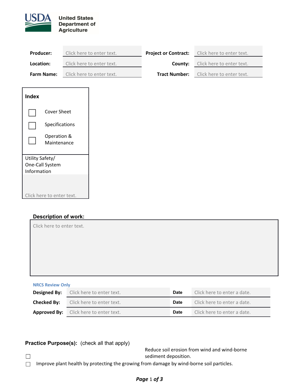 Additional Specification Information