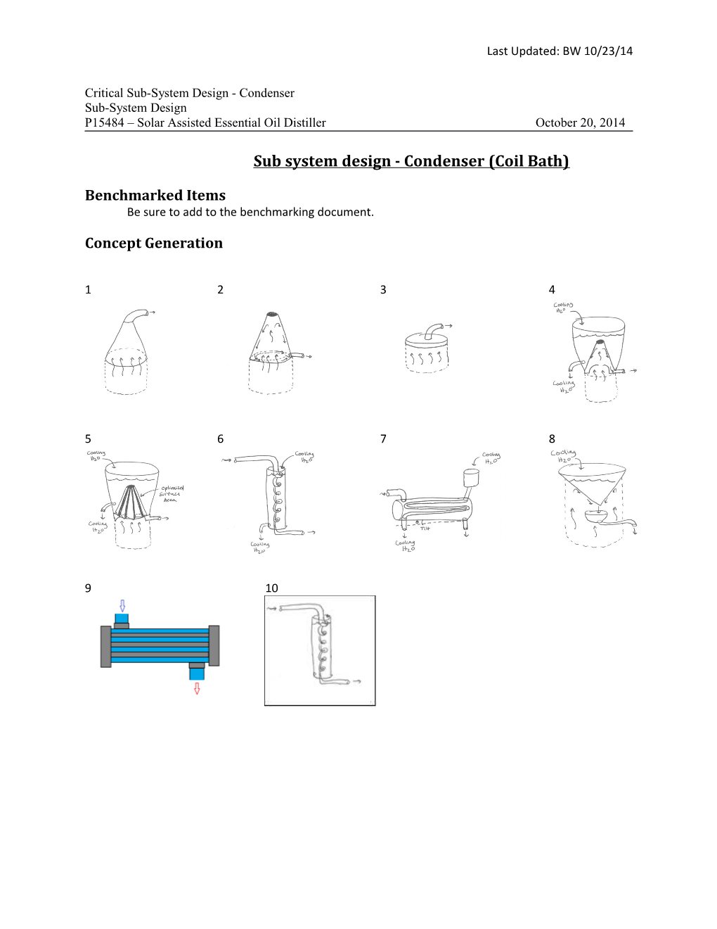 Critical Sub-System Design - Condenser