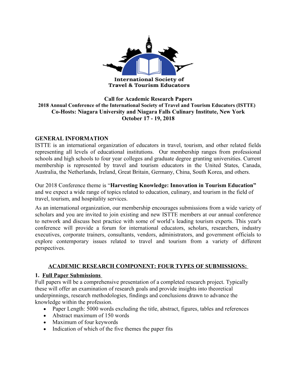 Call for Academic Research Papers