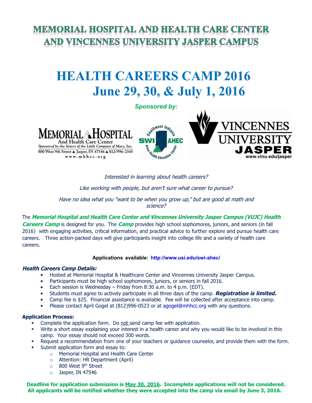 Interested in Learning About Health Careers?