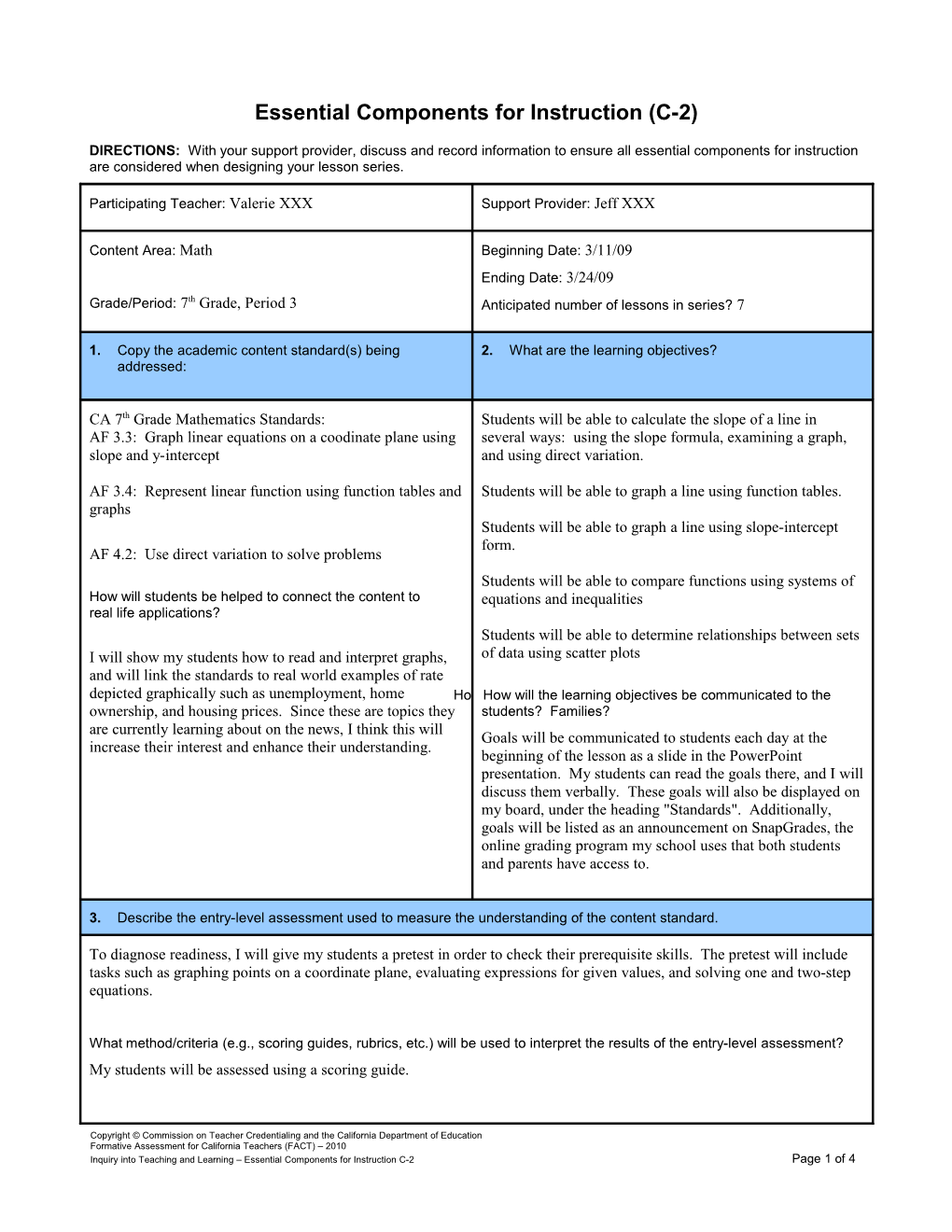 2. Valerie - 7Th - Prealg - Essential Components