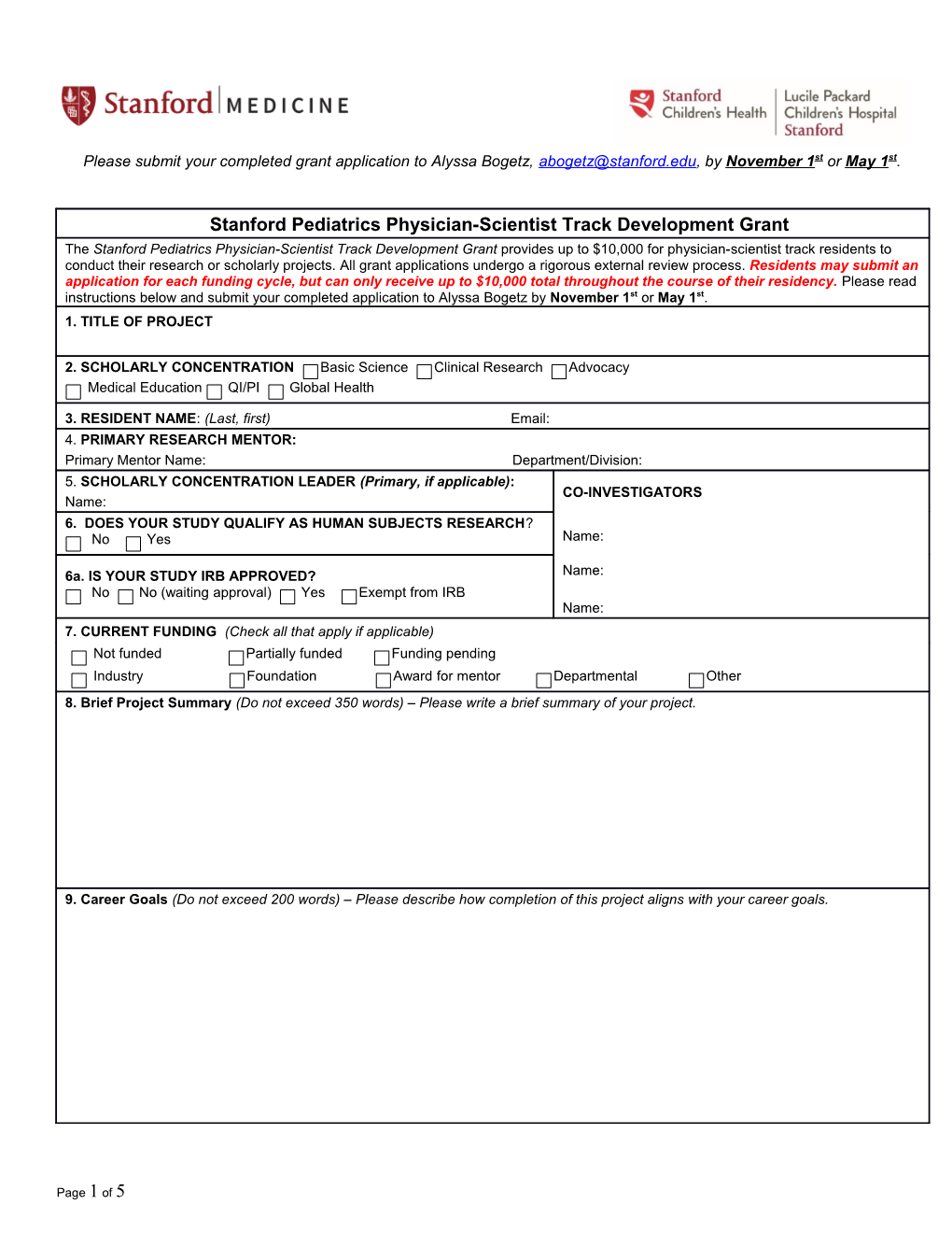 1.Research Plan (Maximum 3 Single-Spaced Pages, 12-Point Font)