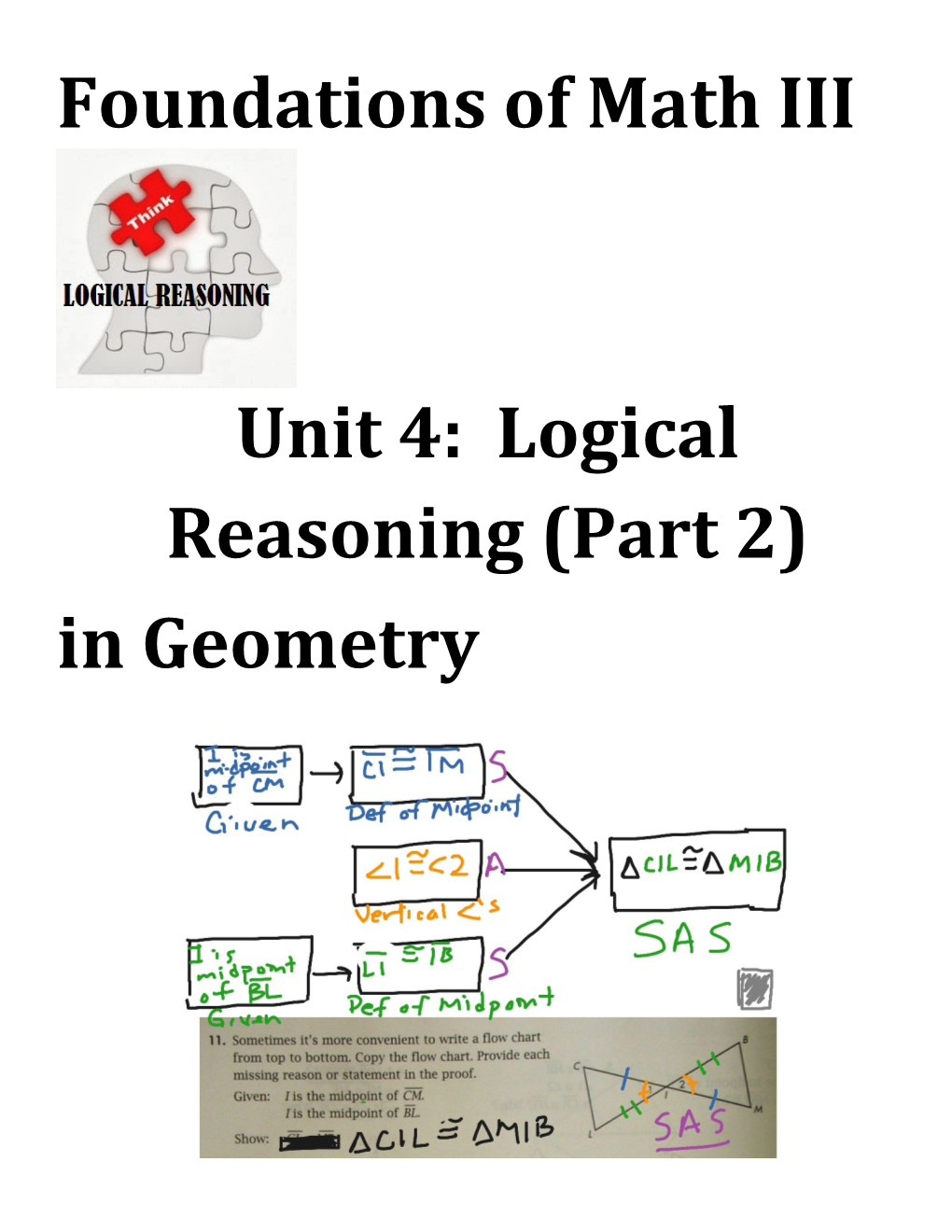 Unit 4: Logical Reasoning (Part 2)