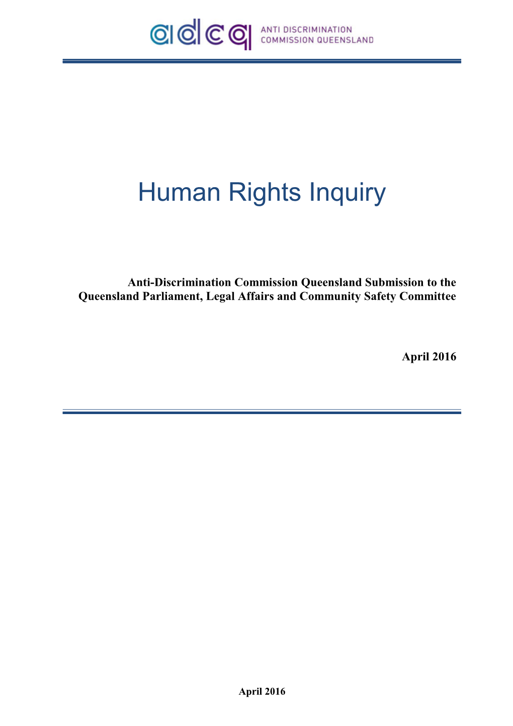 Human Rights Inquiry