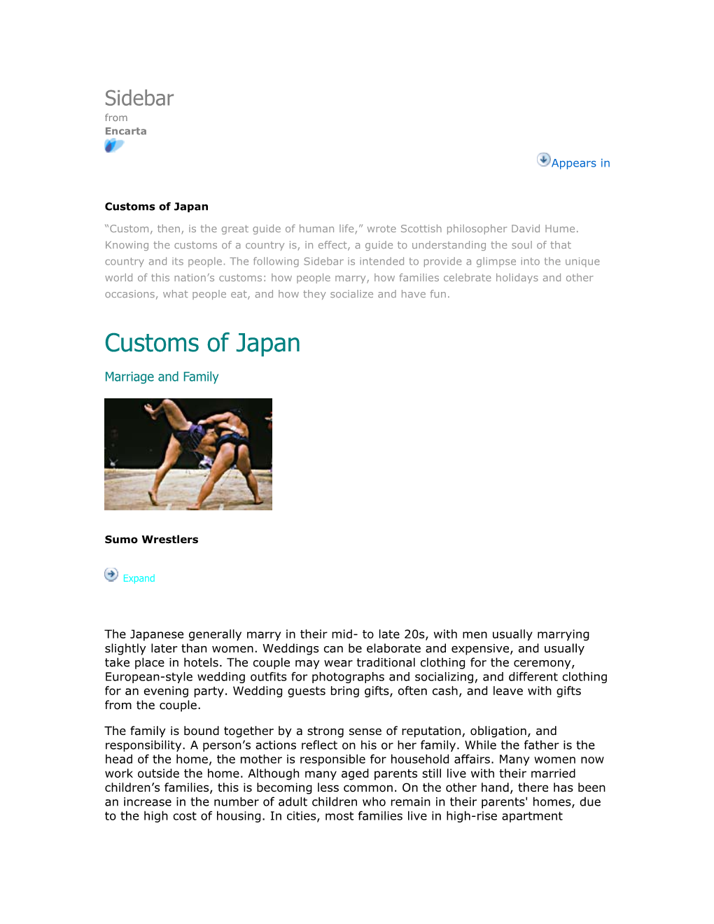 Customs of Japan