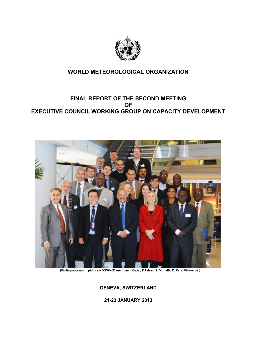 Final Report of the Second Meeting