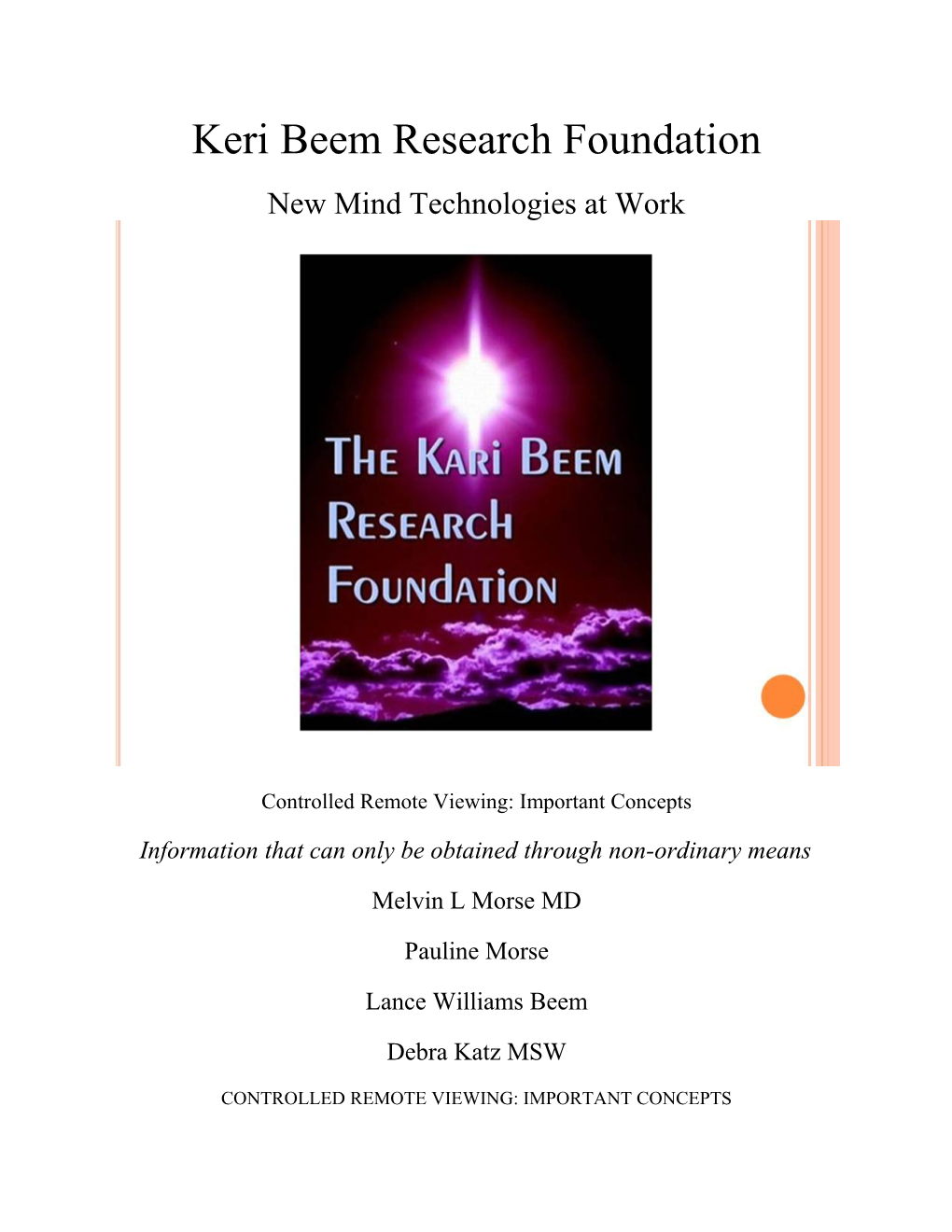 Keri Beem Research Foundation