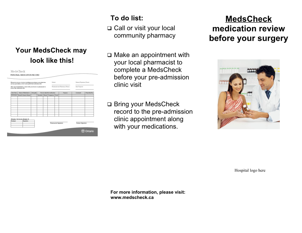 TEGH's Generic Patient Pamphlet