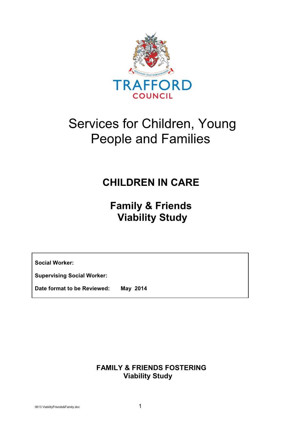 Services for Children, Young