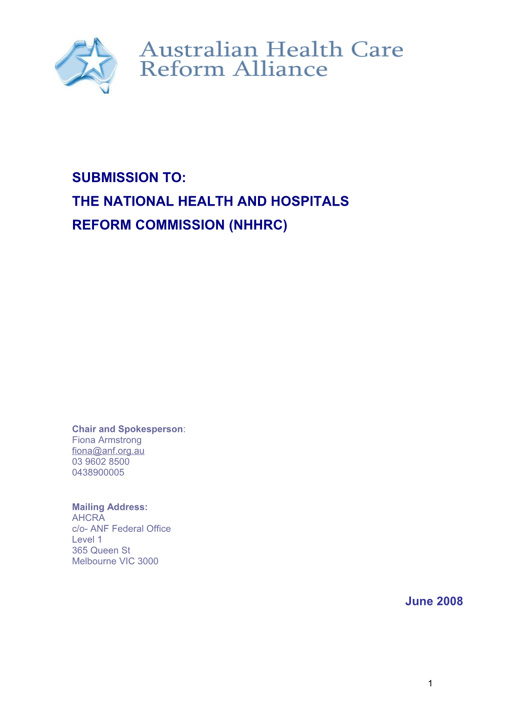 The National Health and Hospitals