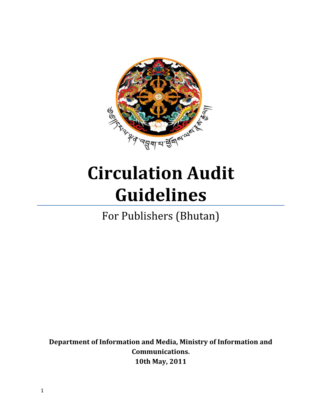 Circulation Audit Guidelines