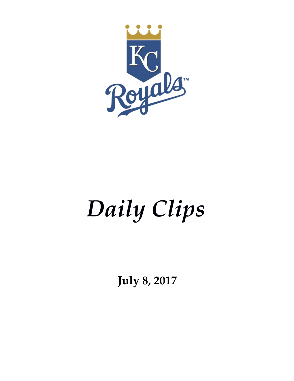 Royals Can't Back Hammel, Fall to Dodgers